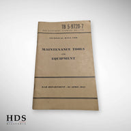 Livret instruction US ww2 outils et maintenance 1944