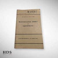 Livret instruction US ww2 outils et maintenance 1944