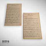 Lot de 10 partitions Françaises ww1