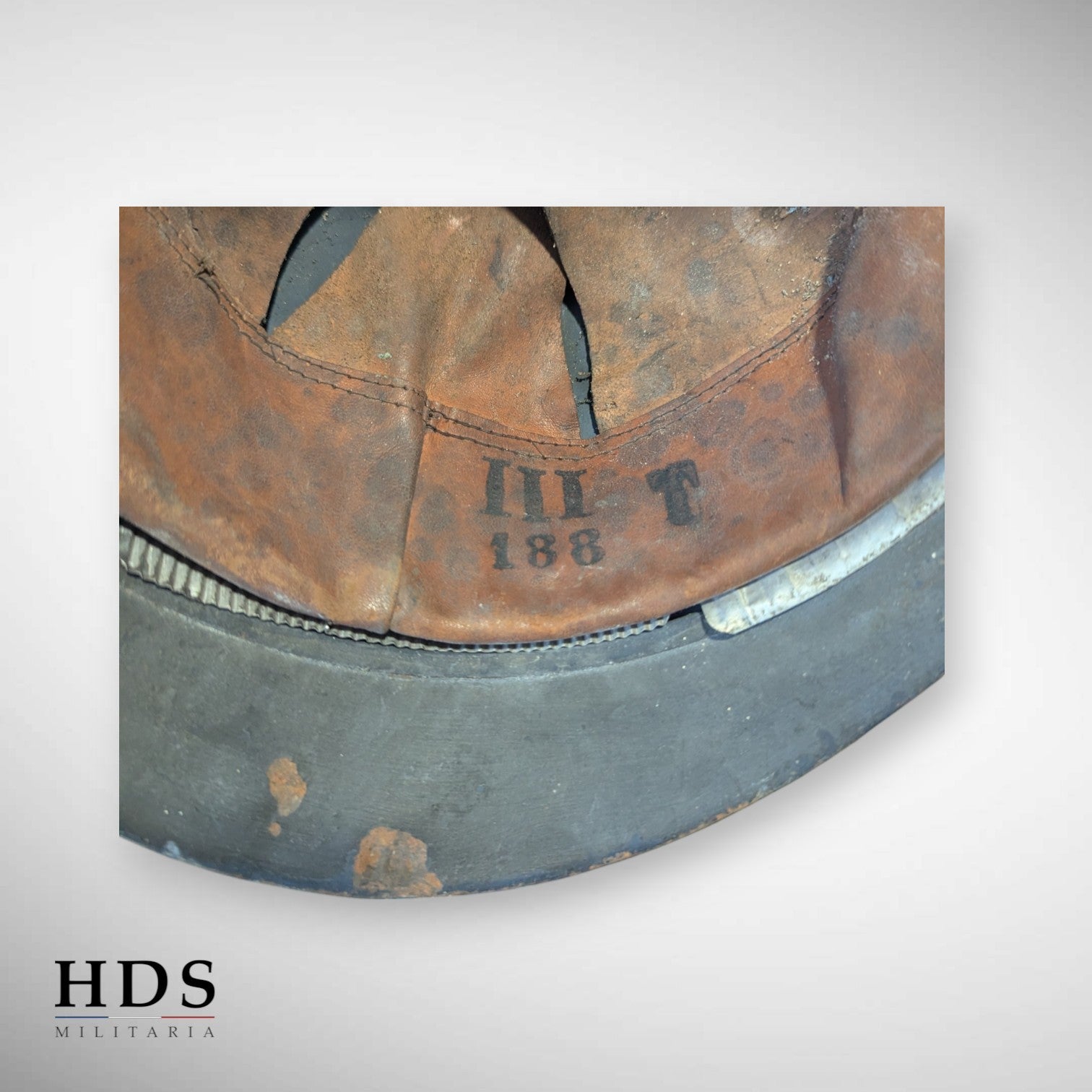 Casque Adrian m15 infanterie ww1 complet