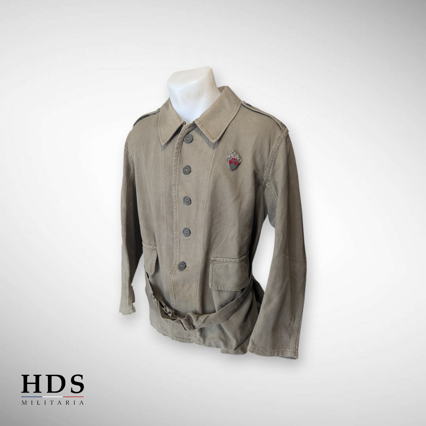 Veste bourgeron en toile m38 insigne 35GRDI ww2