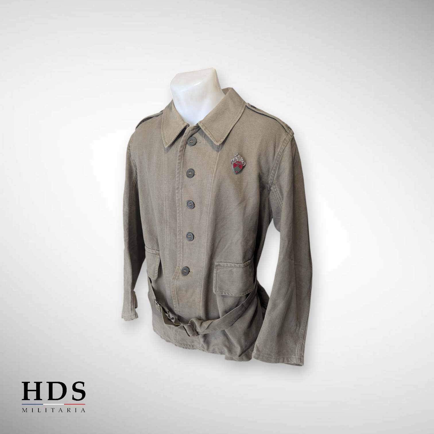 Veste bourgeron en toile m38 insigne 35GRDI ww2