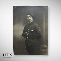 Lot de photos cartes postales chasseur à pied ww1