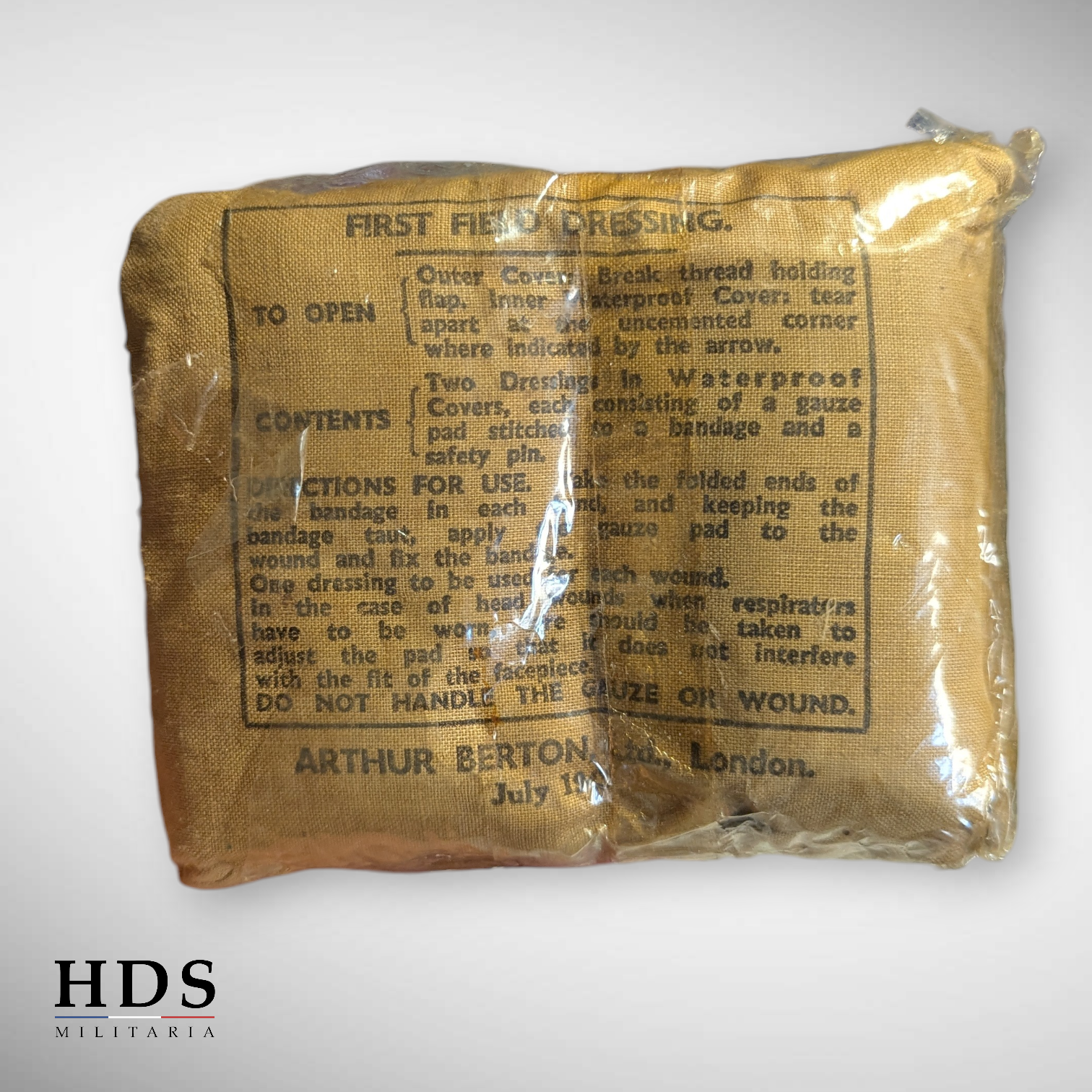 Pansement anglais ww2 1943