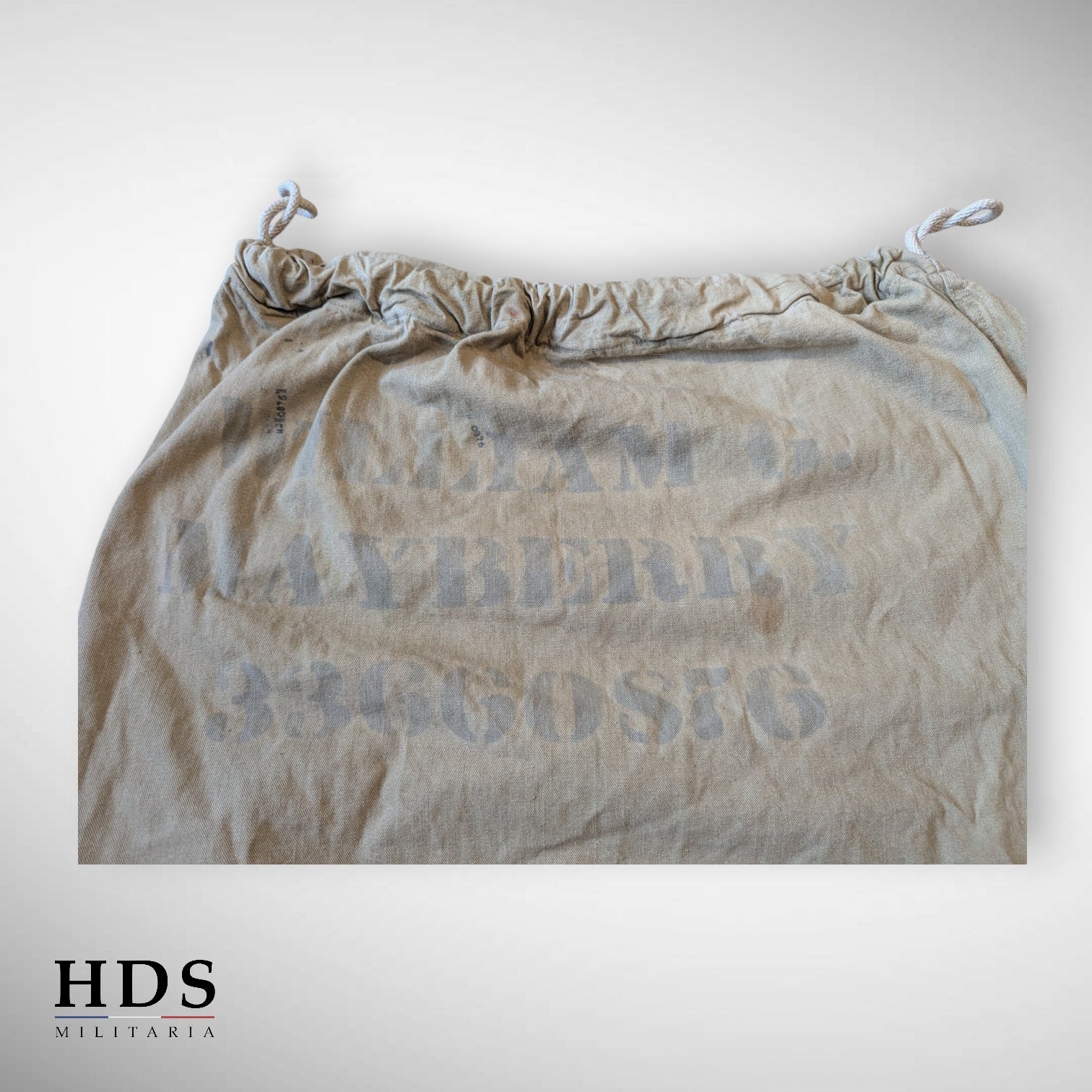 Landry bag sac à linge US ww2 nominatif