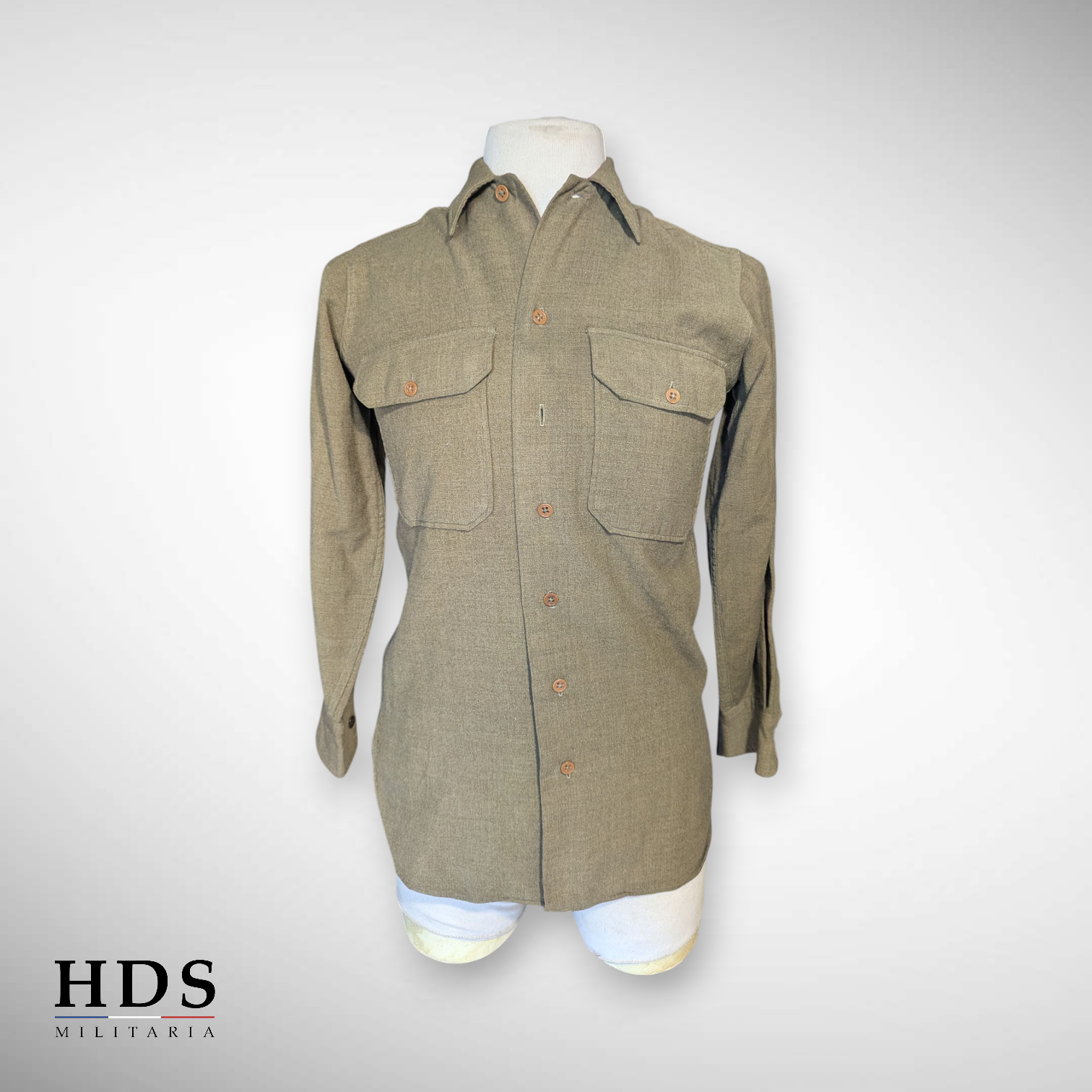 Chemise moutarde US WW2 m37