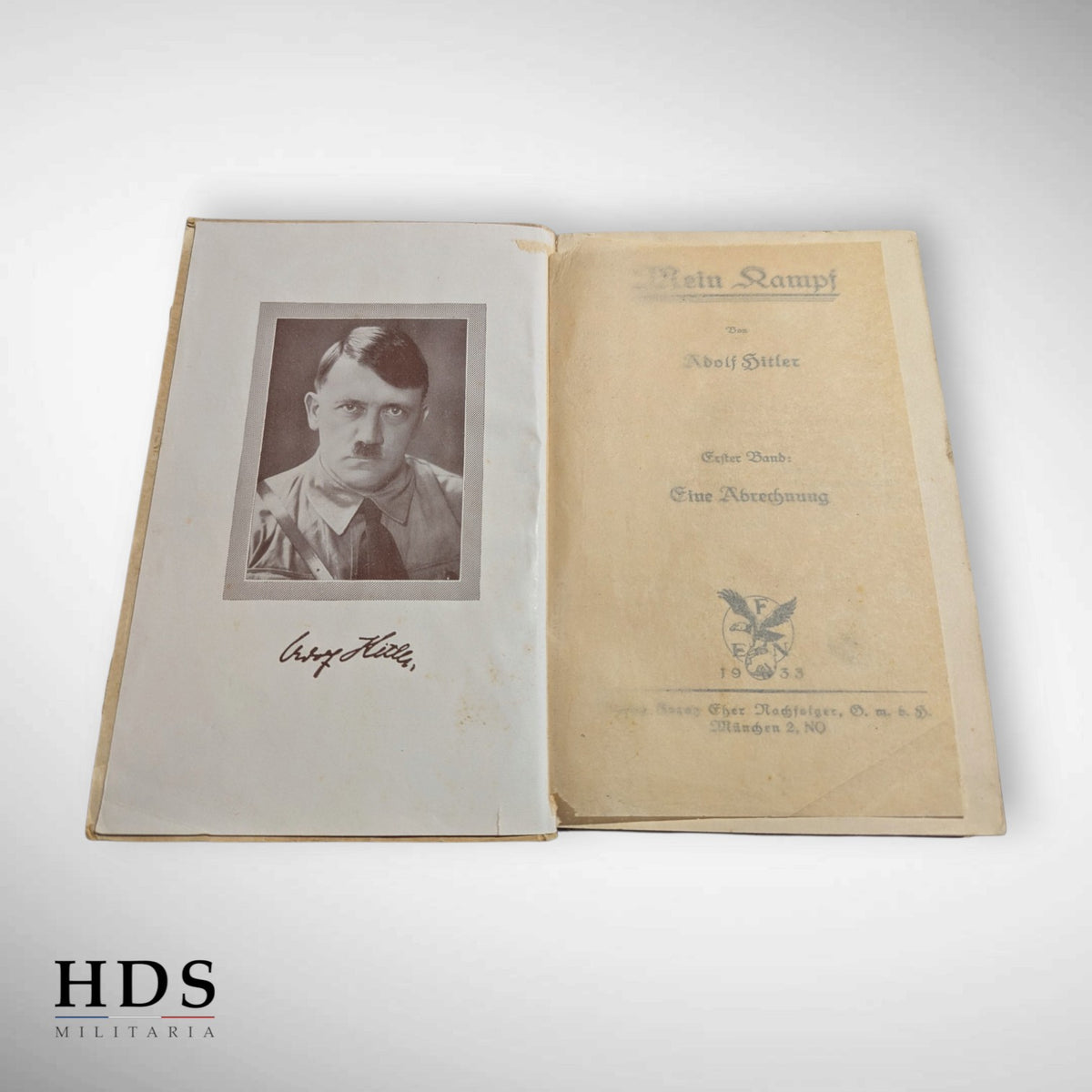 Livre Mein Kampf Adolf Hitler 1933