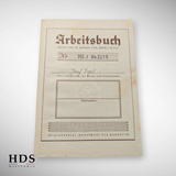 Booklet Arbeitsbuch Baldersheim alsace ww2