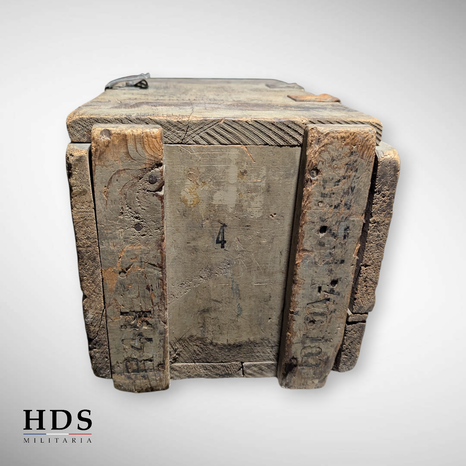 Wooden US mortar box