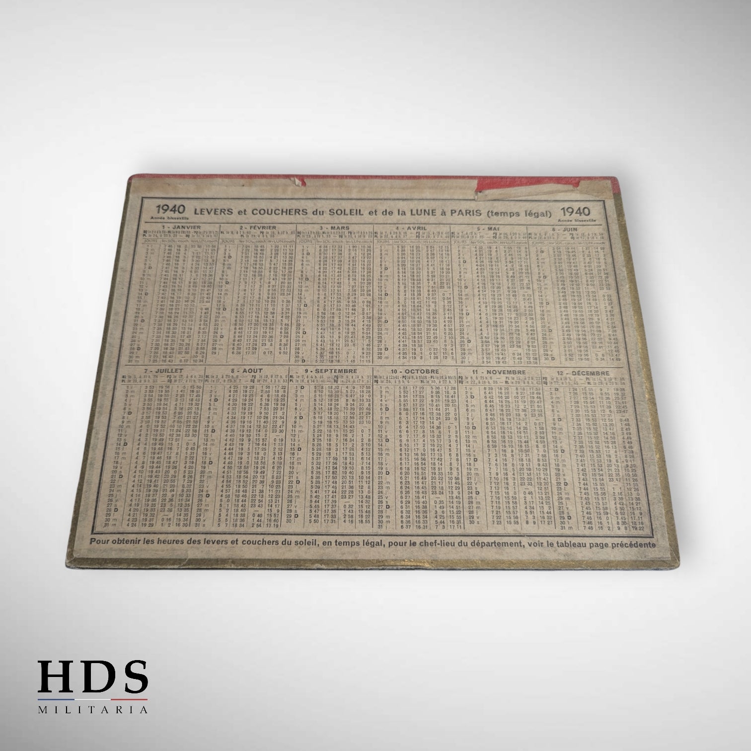 Calendrier almanach des PTT 1940 ww2