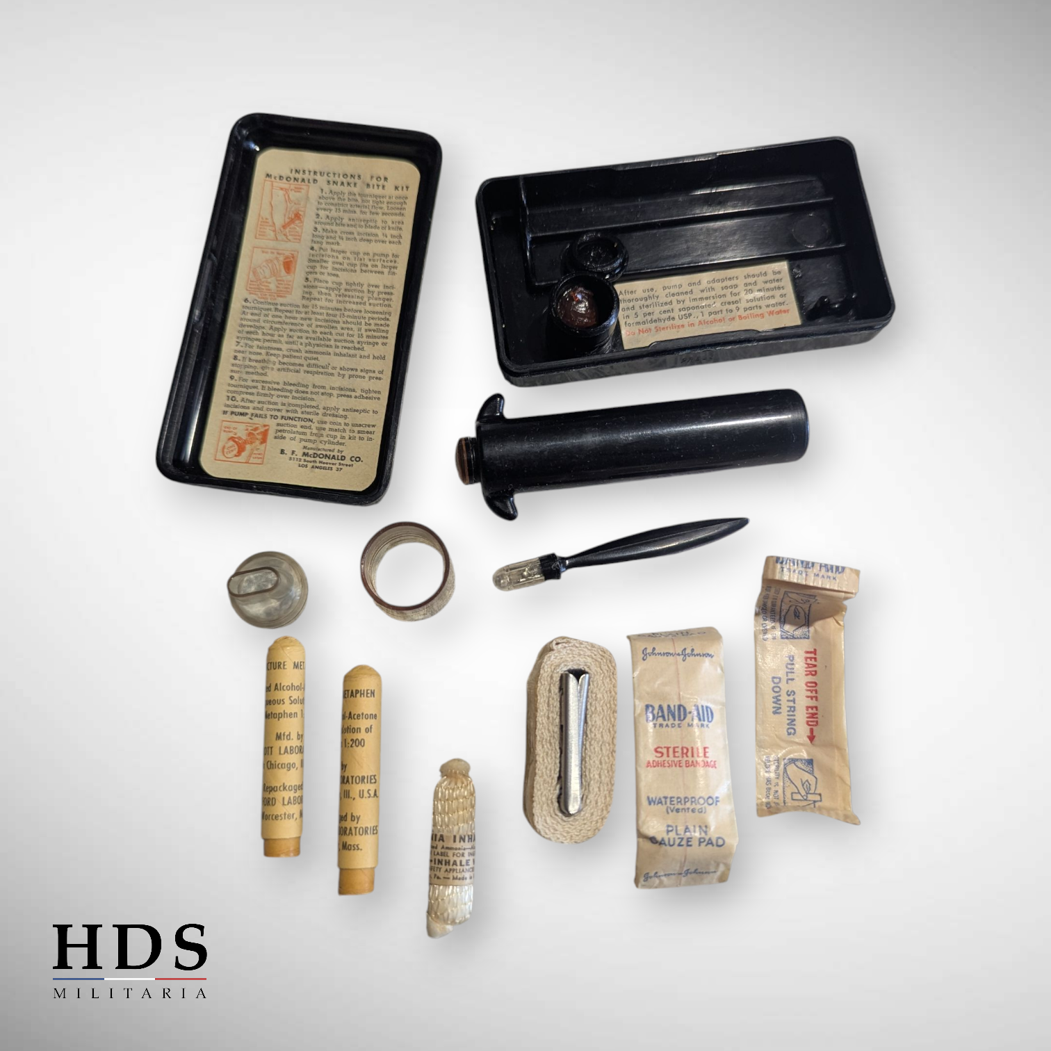 Kit anti venin US WW2 Mc Donald
