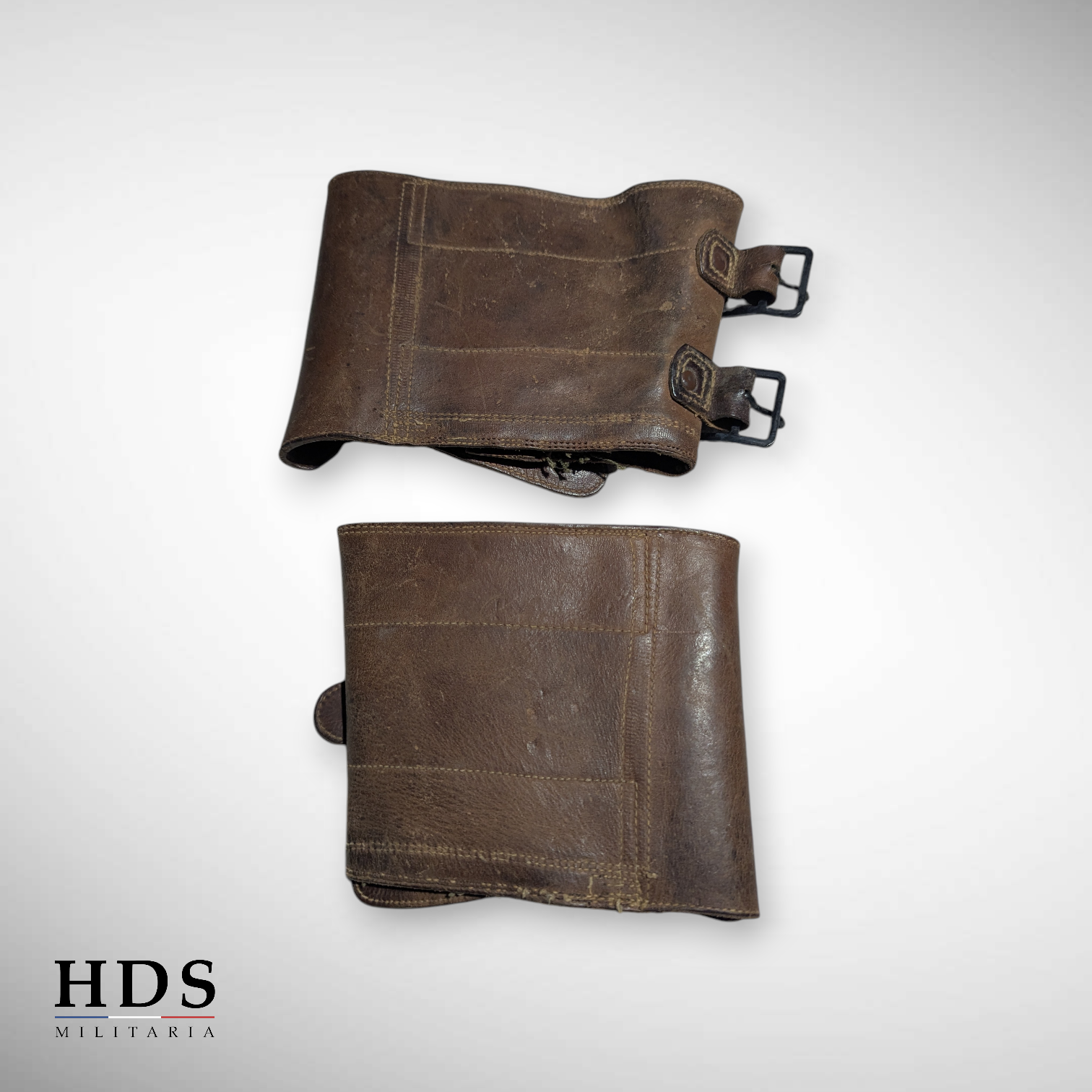 Guêtres cuir de buckle boots US ww2