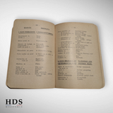 US WW2 Officer's Dictionary (French-English)