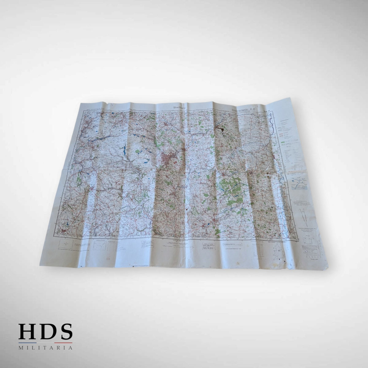 Carte allemande ww2 bataille d'Angleterre