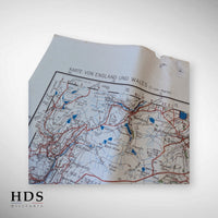 Carte allemande ww2 bataille d'Angleterre