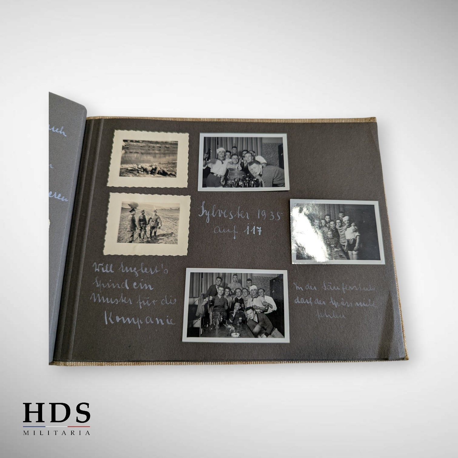 Album photo allemand ww2 cannot pneumatique, convoi, mitrailleuse
