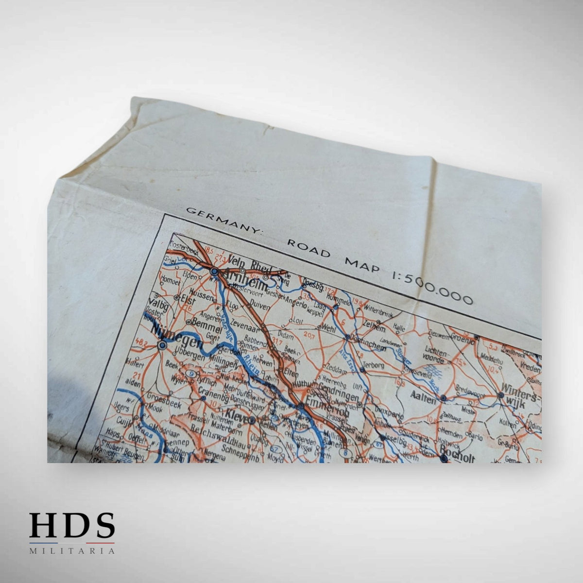 Carte US ww2 Allemagne 1944