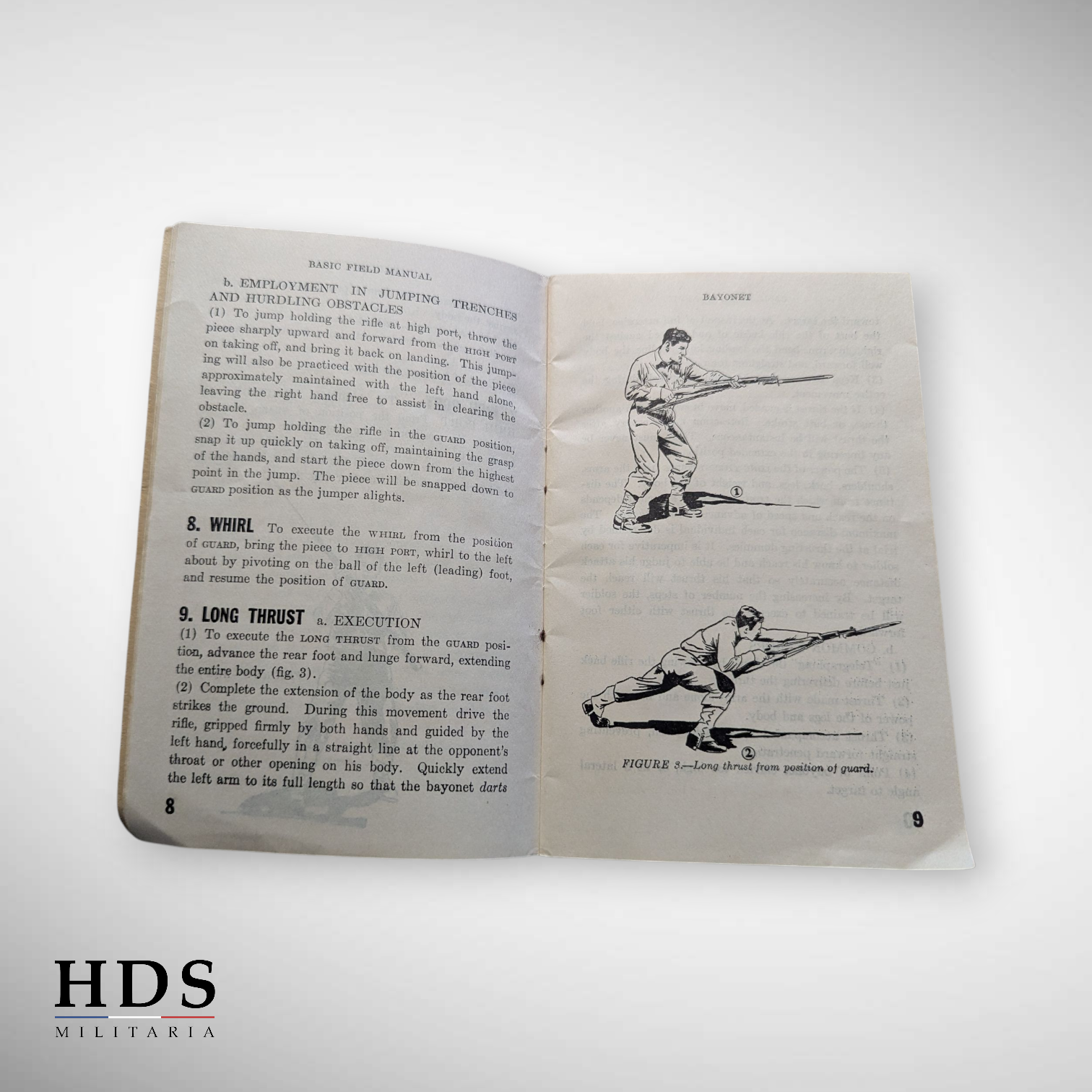 US WW2 FM 23-25 ​​Bayonet Instruction Booklet