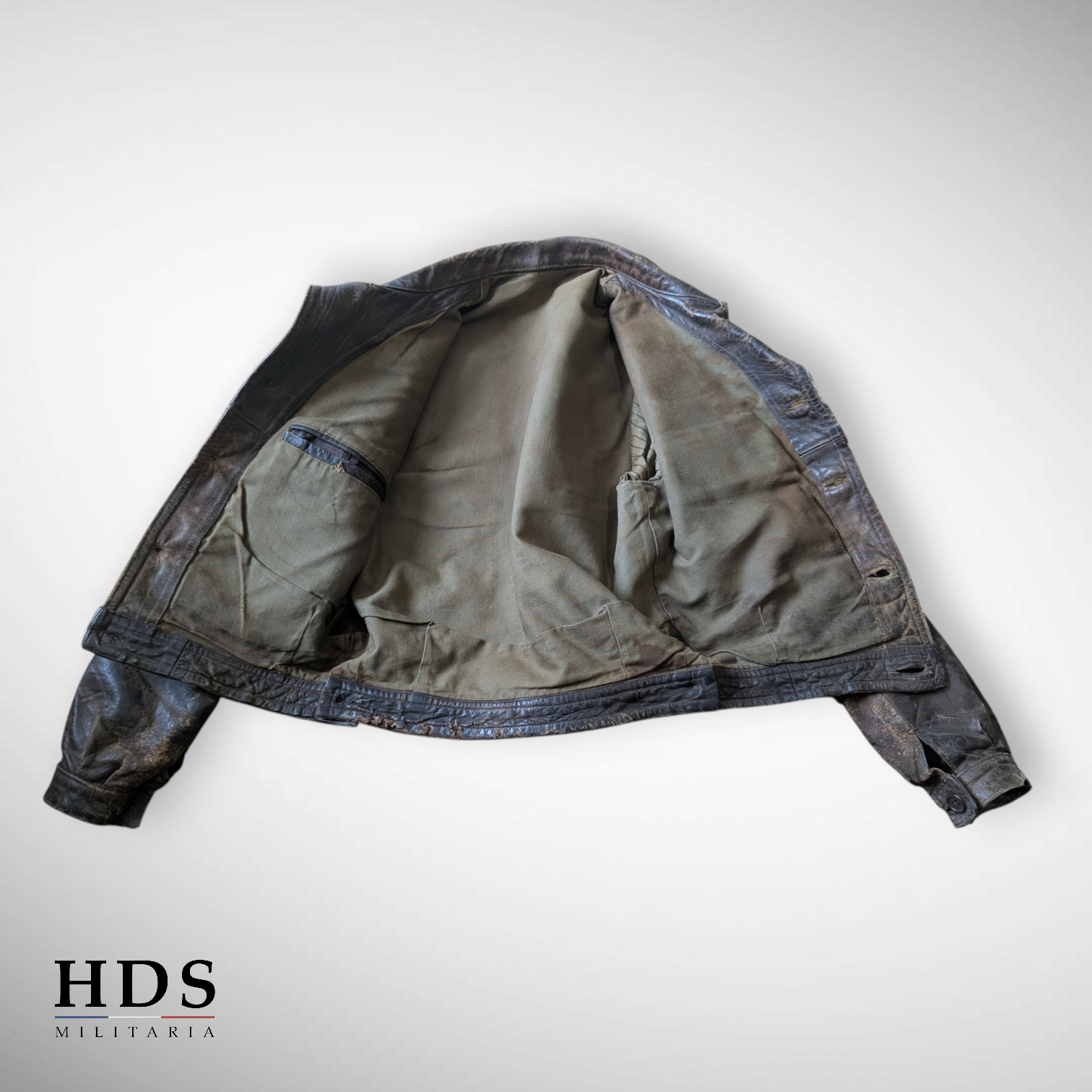 Blouson cuir cadre CJF ww2