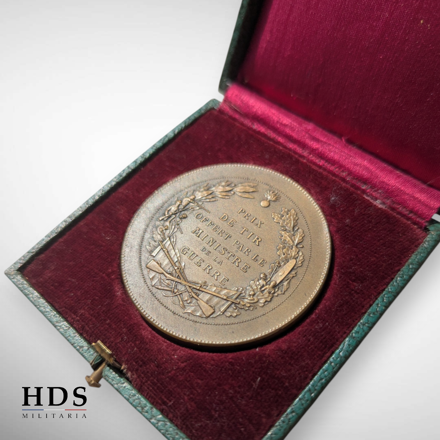 Médaille de table prix de tir ministère de la guerre