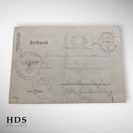 Lettre feldpost régiment Flak SS ww2