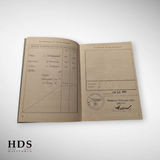 Workbook + Huningue Alsace WW2 passport