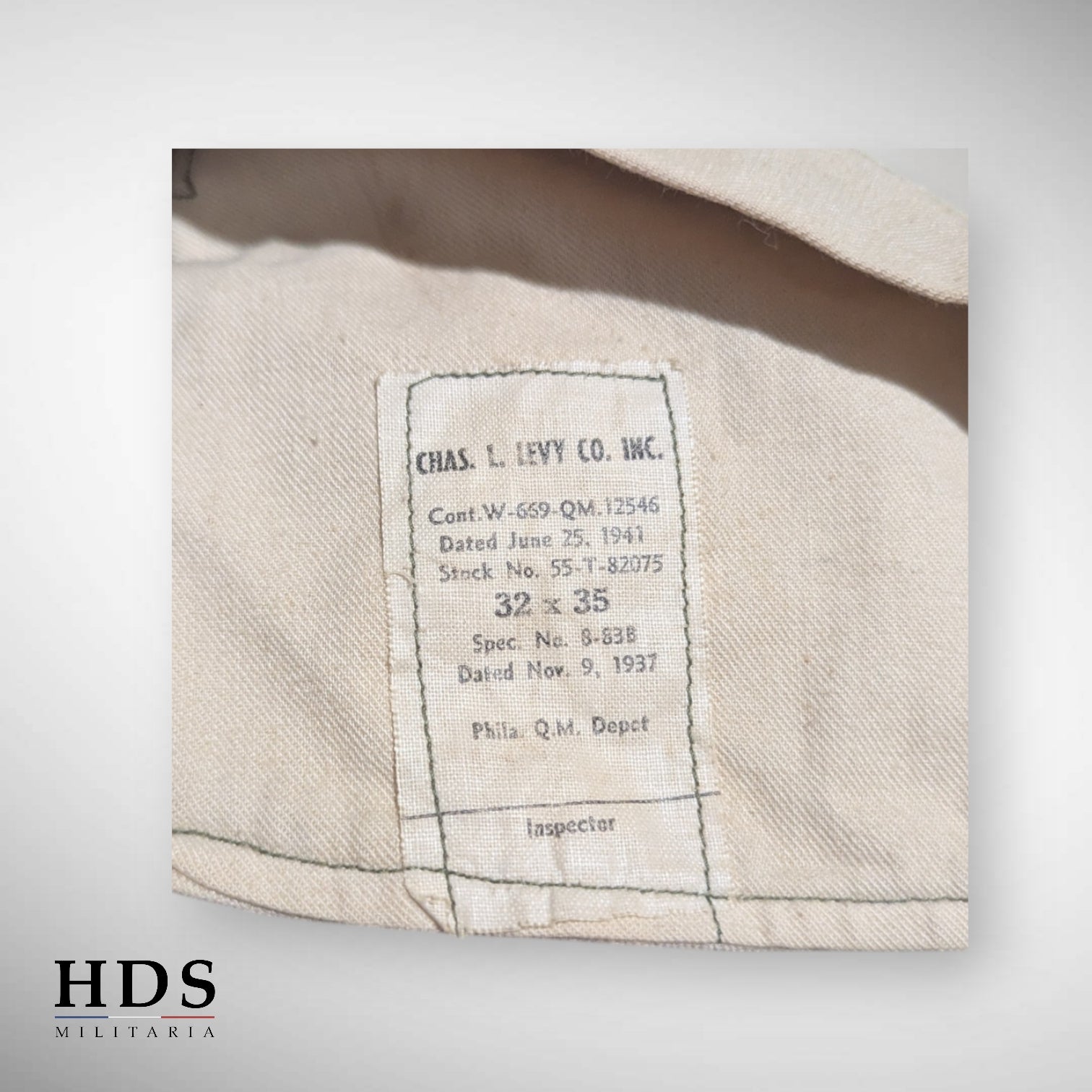 Pantalon moutarde m37 US ww2 32x35