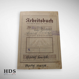 German ww2 DRK Arbeitsbuch booklet