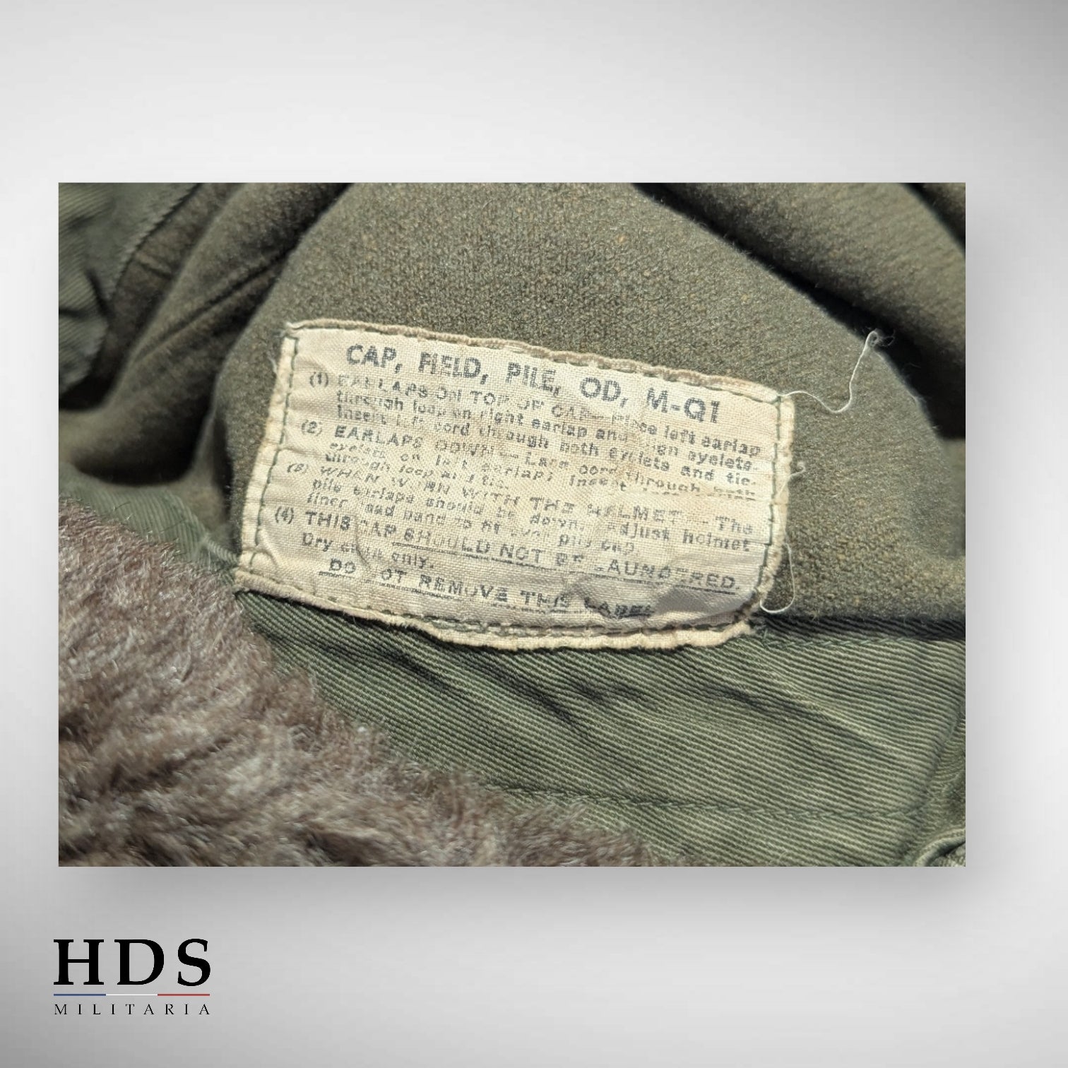 Casquette hiver US M-Q1 guerre de Corée 1951