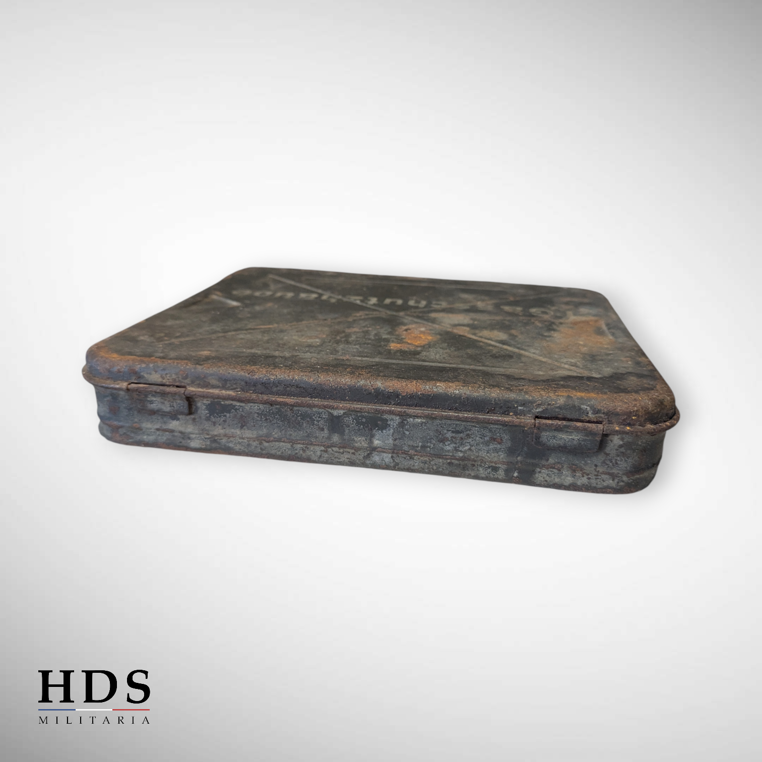 German WWII wounded gas mask box