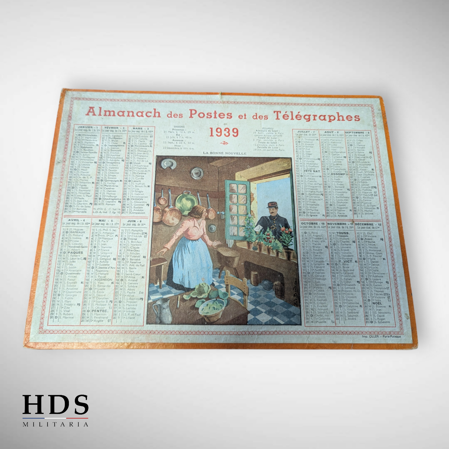 Almanach des postes 1939 Moselle