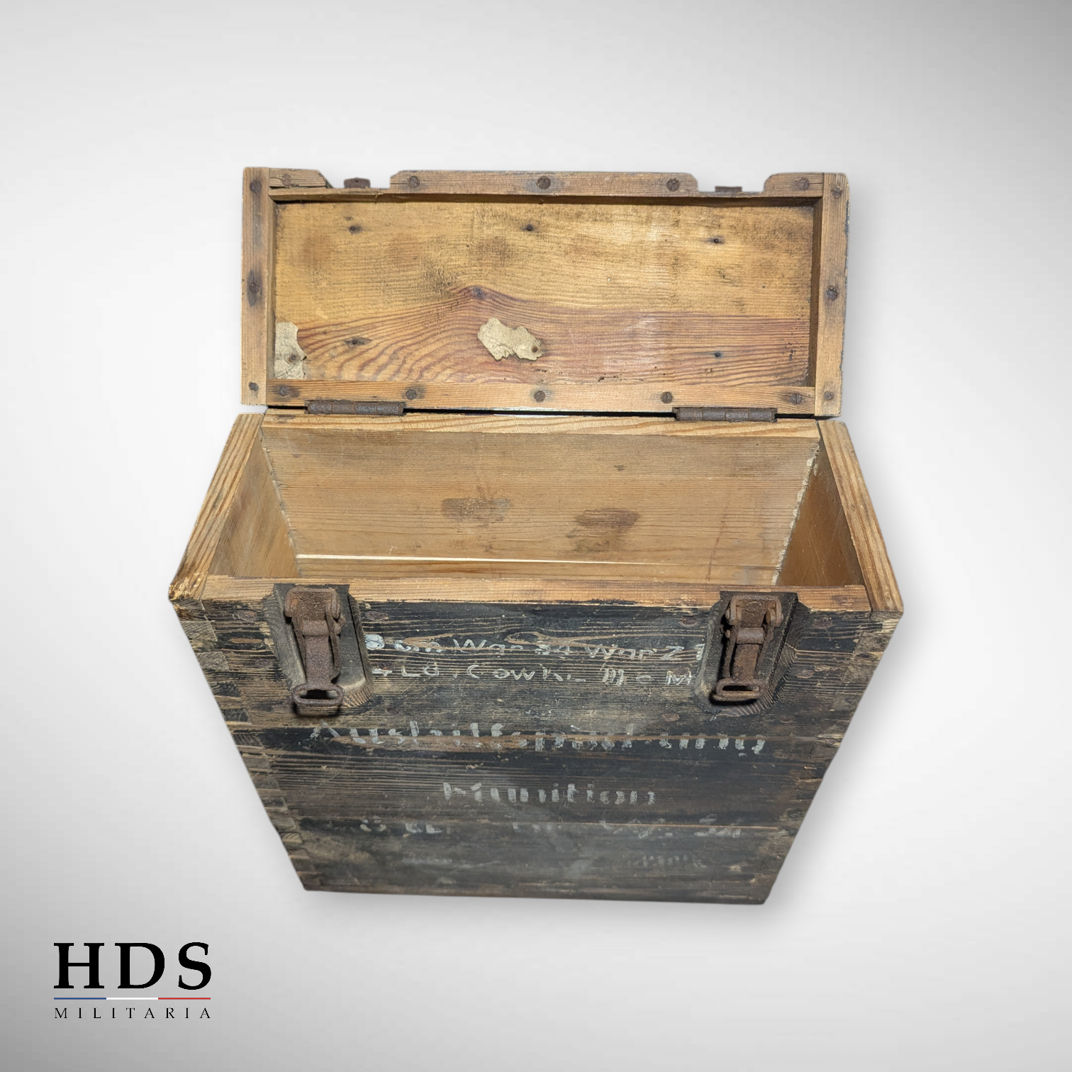 Caisse allemande ww2 8cm mortier fumigène