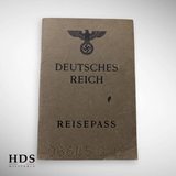 Workbook + Huningue Alsace WW2 passport