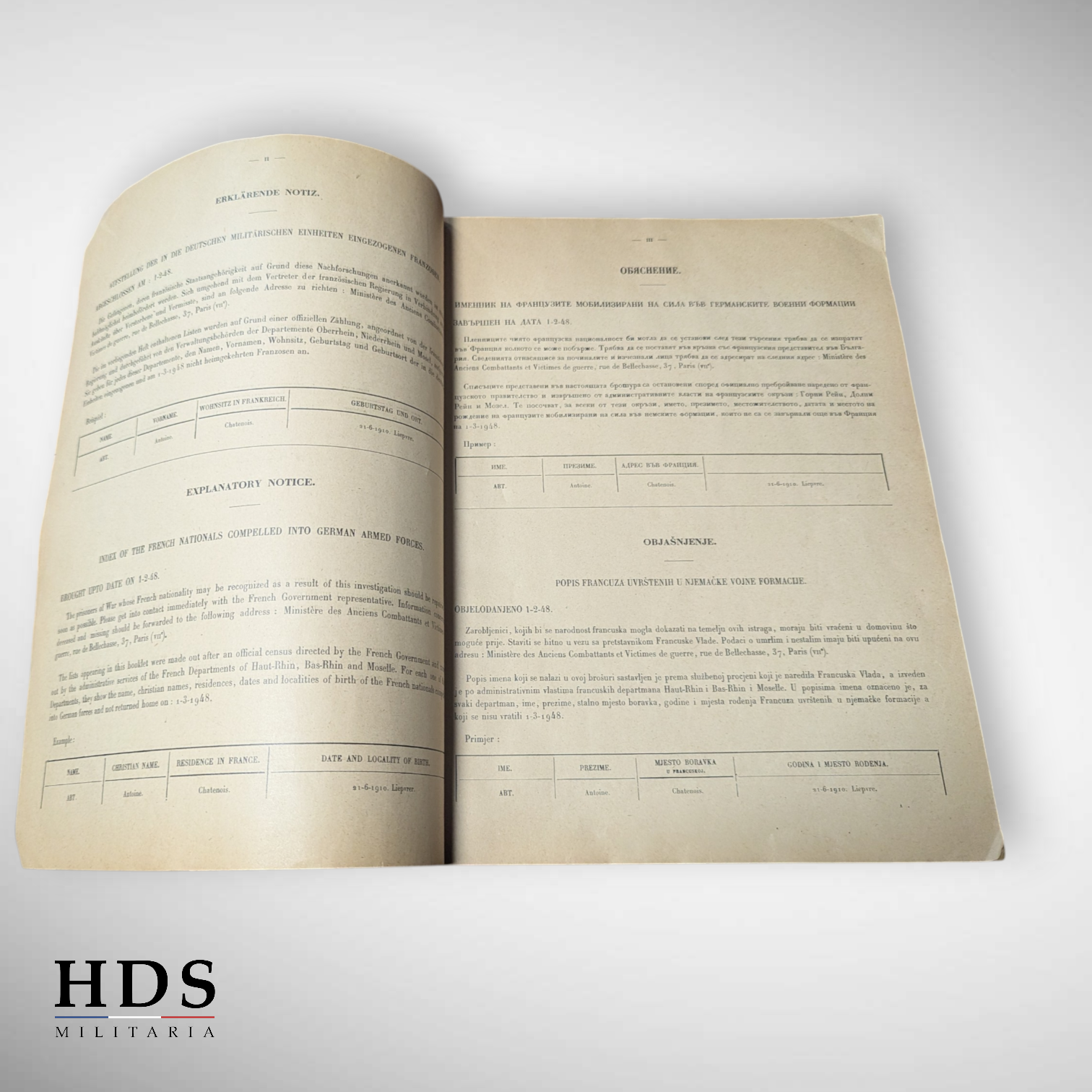 Répertoire Malgré nous Alsace Lorraine