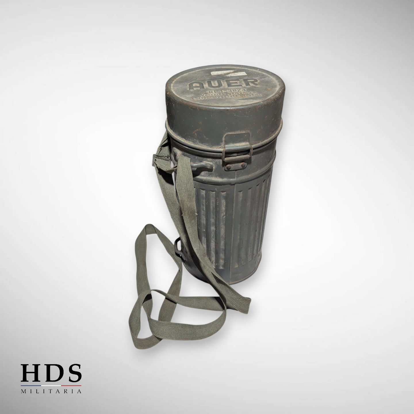 Boîtier de masque à gaz allemand ww2 Auer