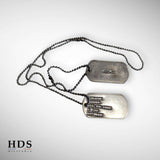 Plaques d'identité dog tag US Vietnam
