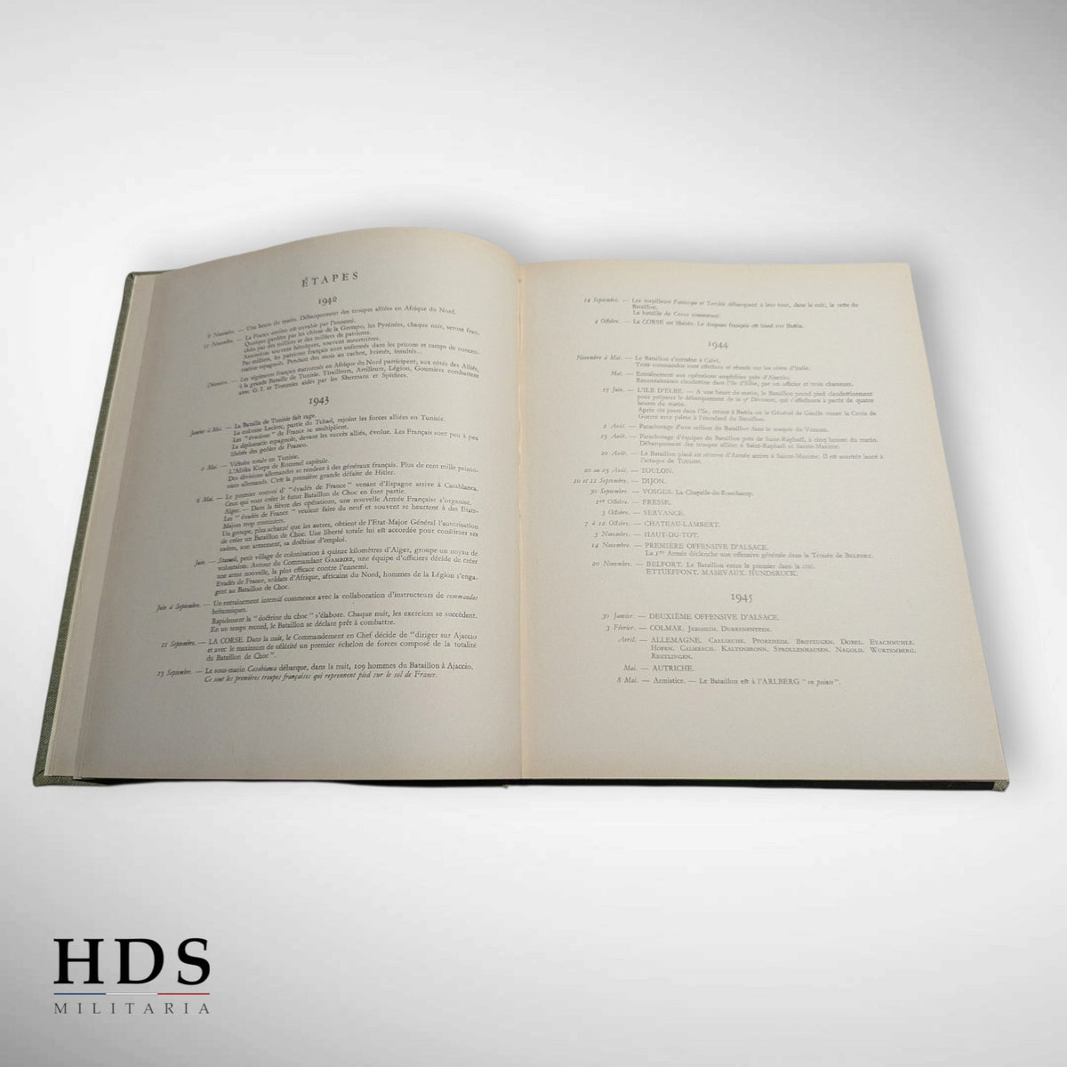 Livre Bataillon de Choc Libération ww2
