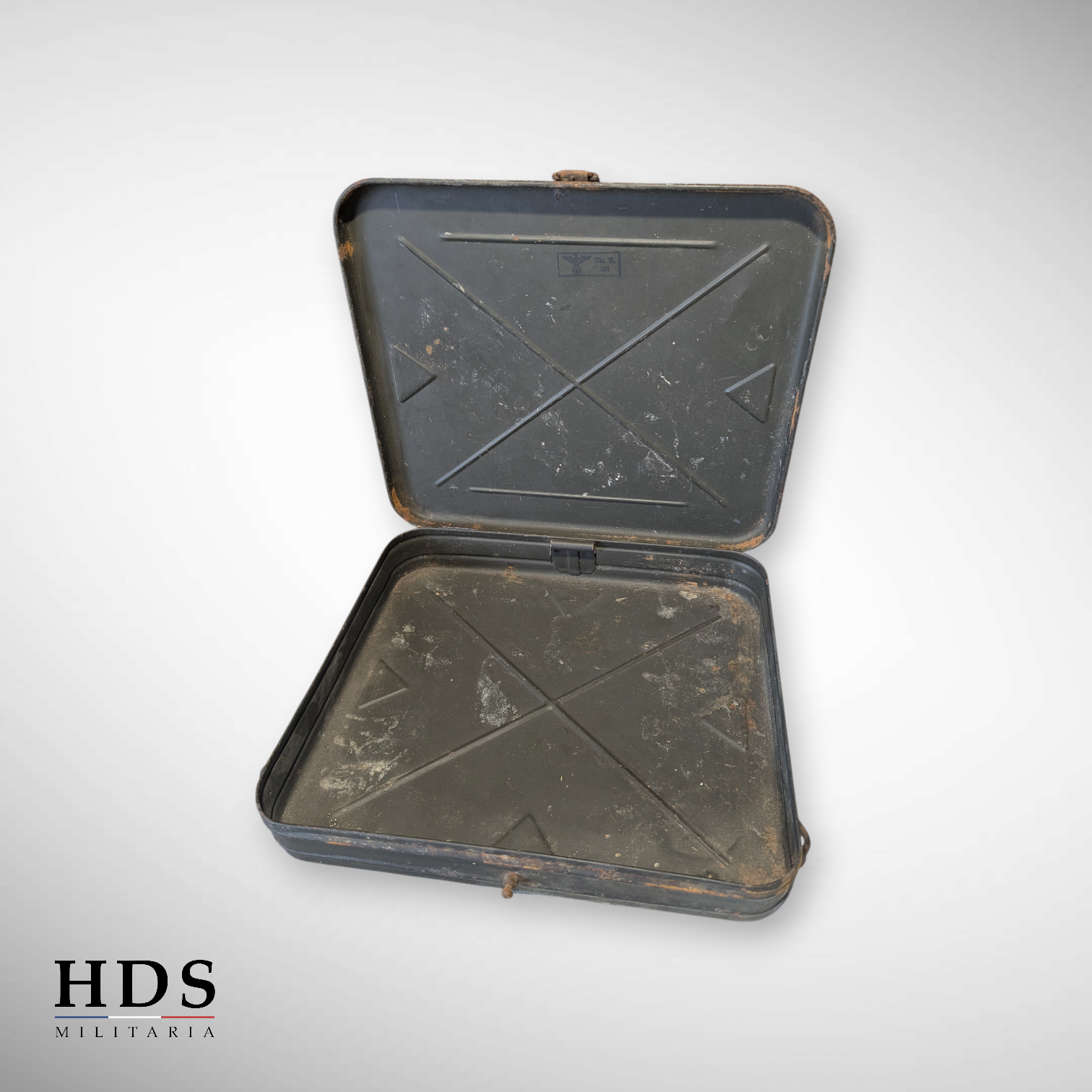 German WWII wounded gas mask box