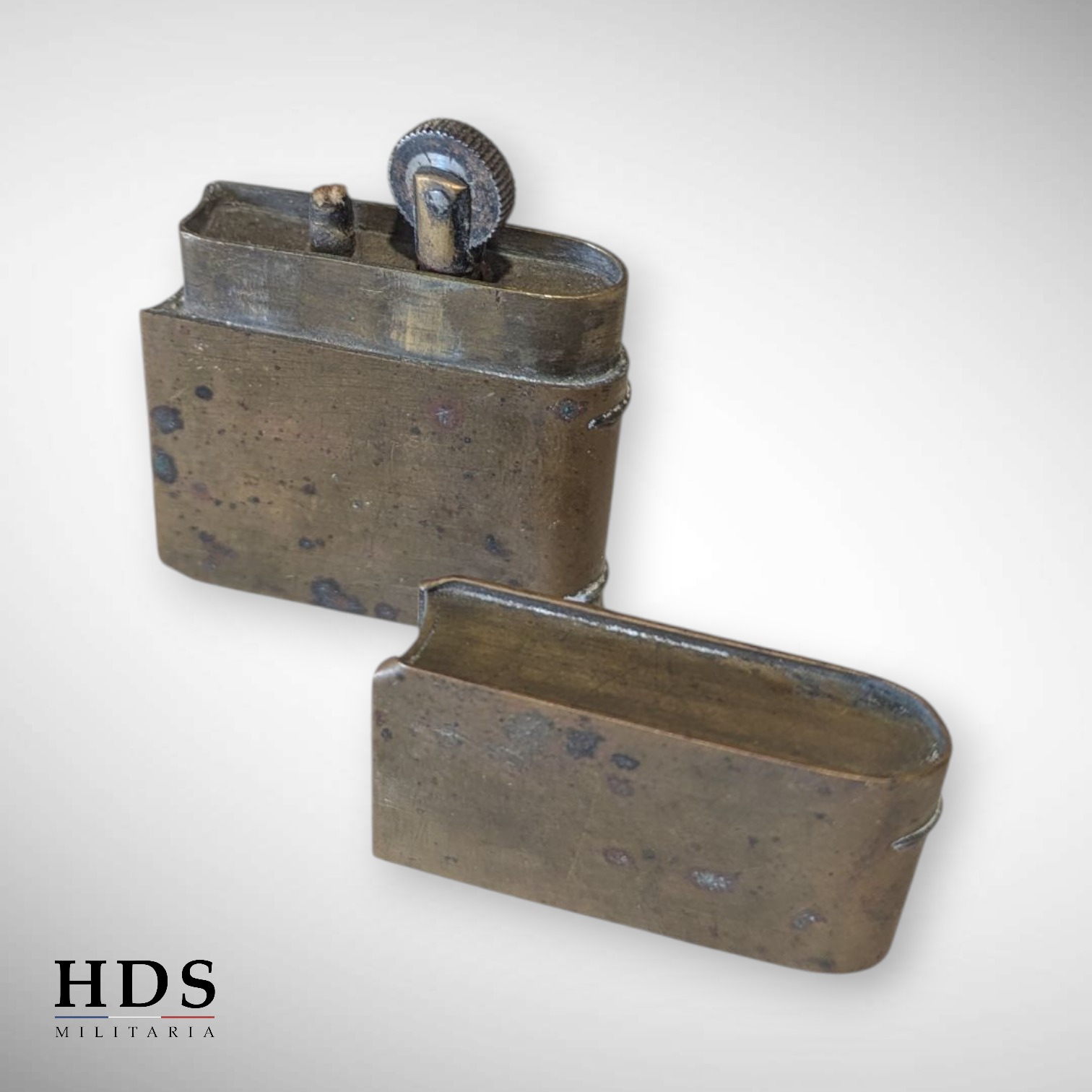 WW1 Trench Art Book Lighter