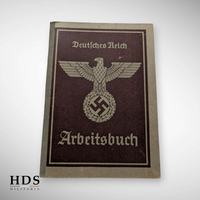 DAF booklet + Arbeitsbuch Elsenheim Alsace ww2