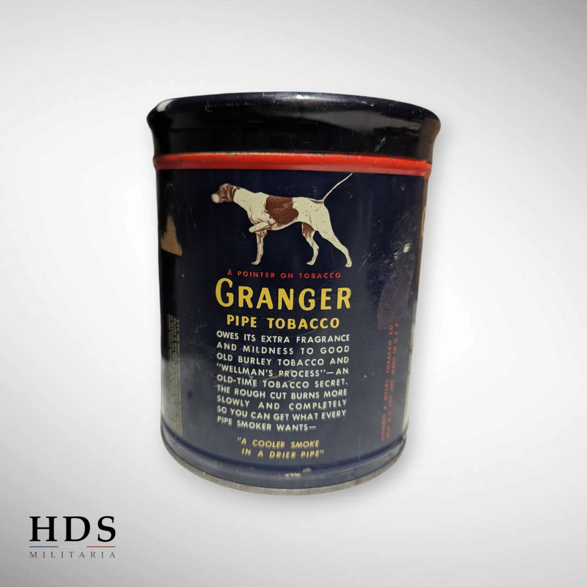 Boîte de tabac Granger US ww2 pleine