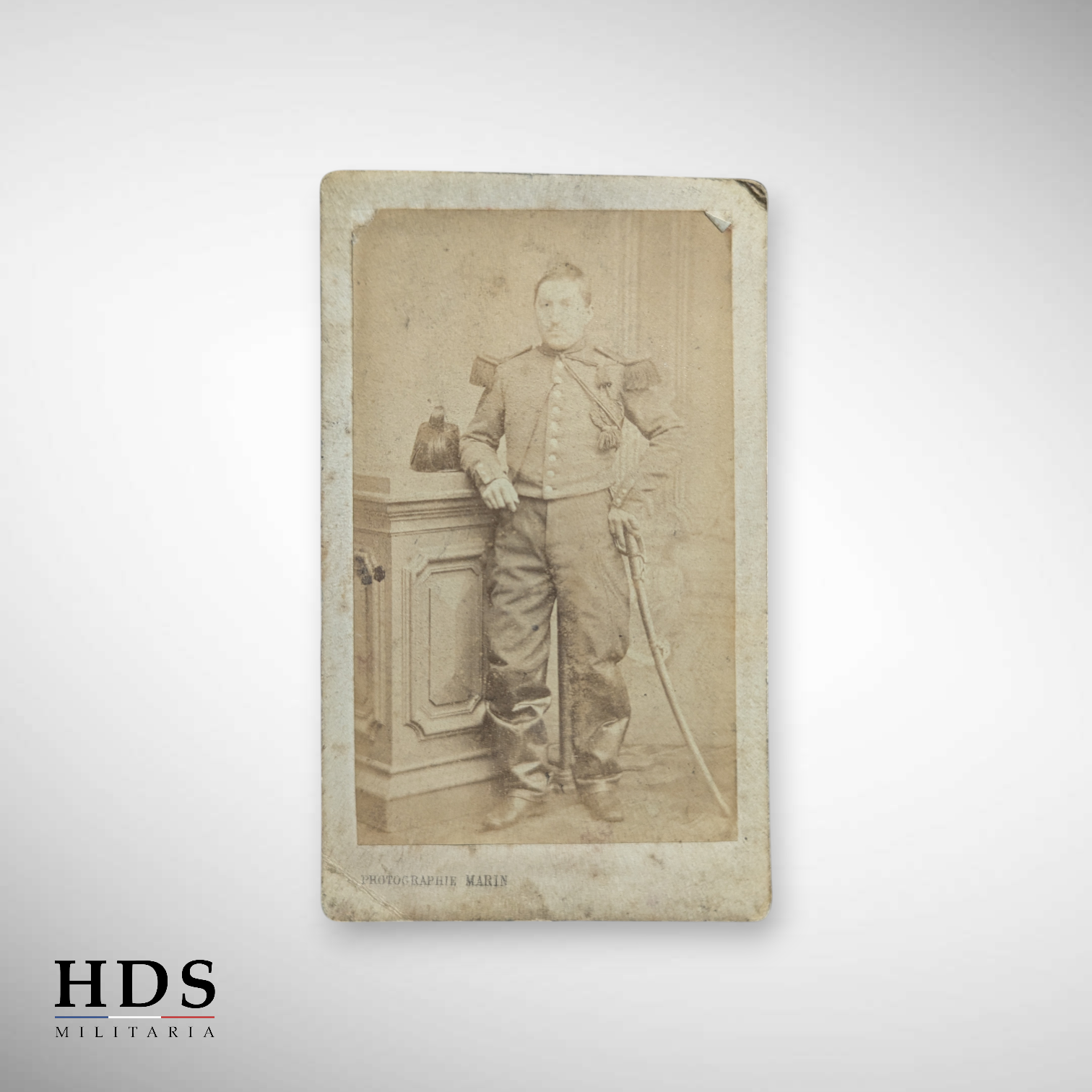 Photo artilleur à cheval second empire Napoléon III