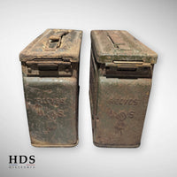 Duo de caisses de cal.30 US ww2 Vosges