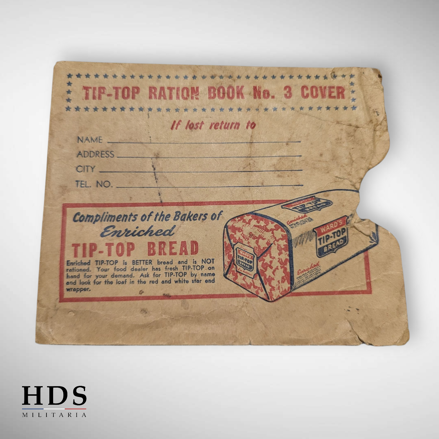 US WW2 ration tickets