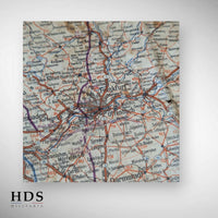 Carte US ww2 Allemagne 1944