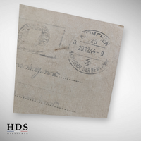 Lettre feldpost régiment Flak SS ww2