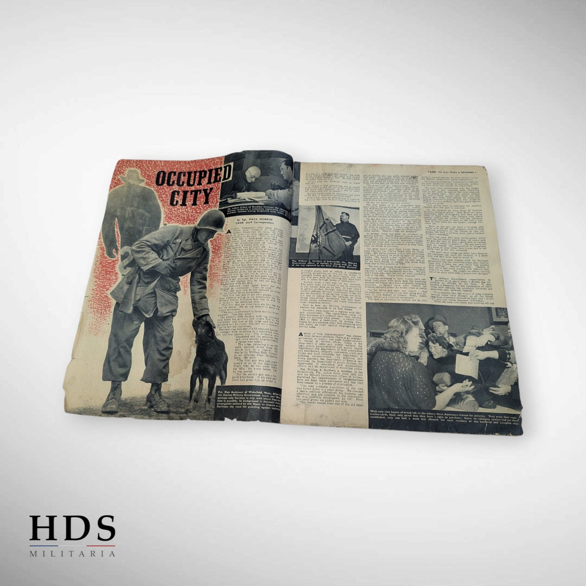 Magazine Yank US ww2 décembre 1944 Metz