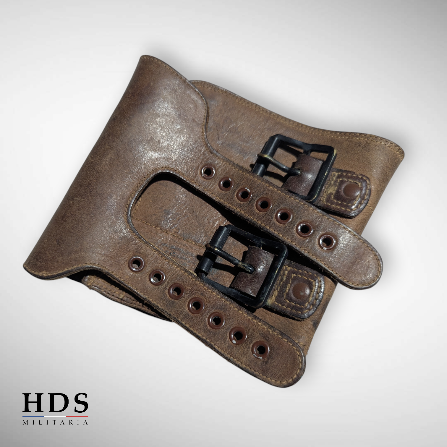 Guêtres cuir de buckle boots US ww2