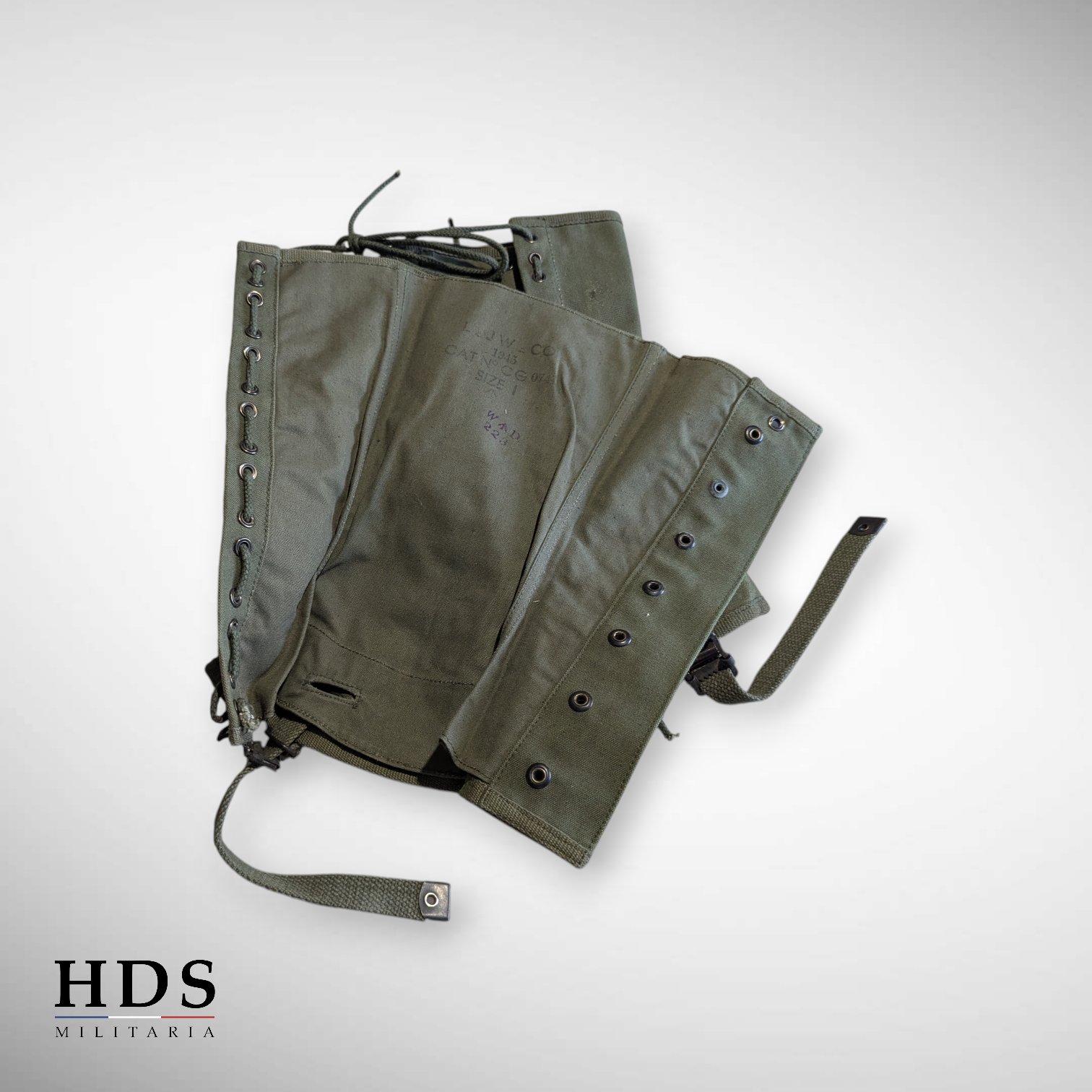 Paire de guêtres jungle anglais ww2