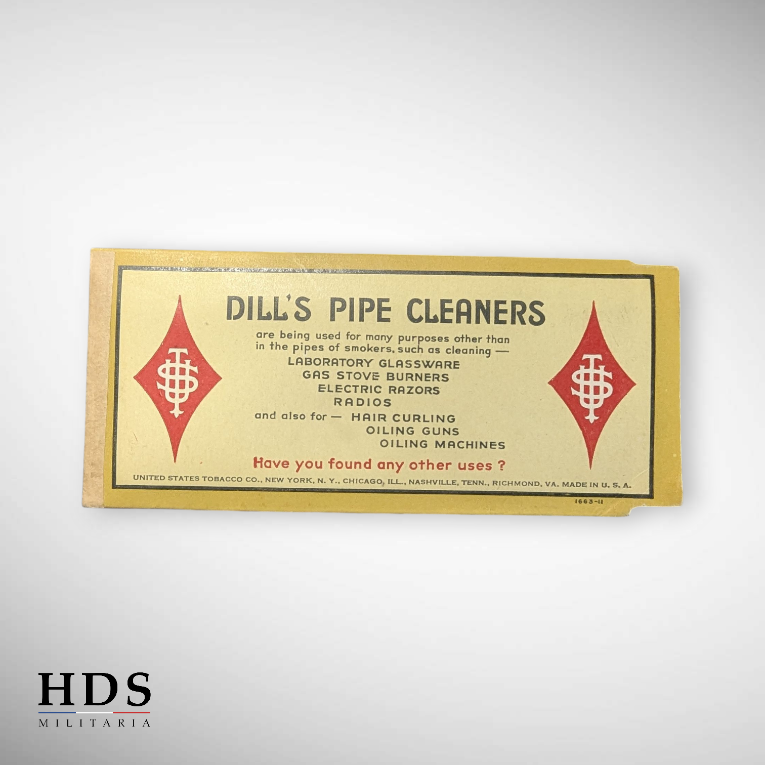 Paquet de cure pipe US ww2